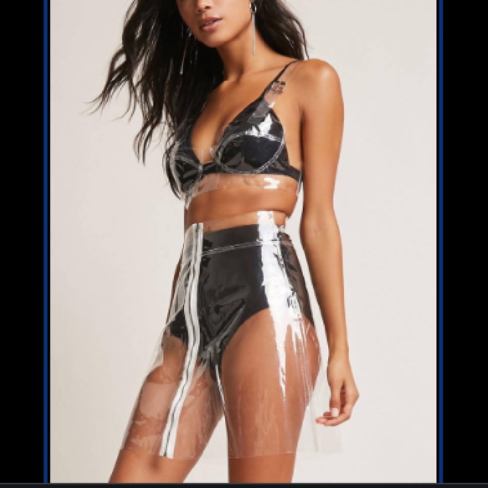Clear Vinyl Skirt